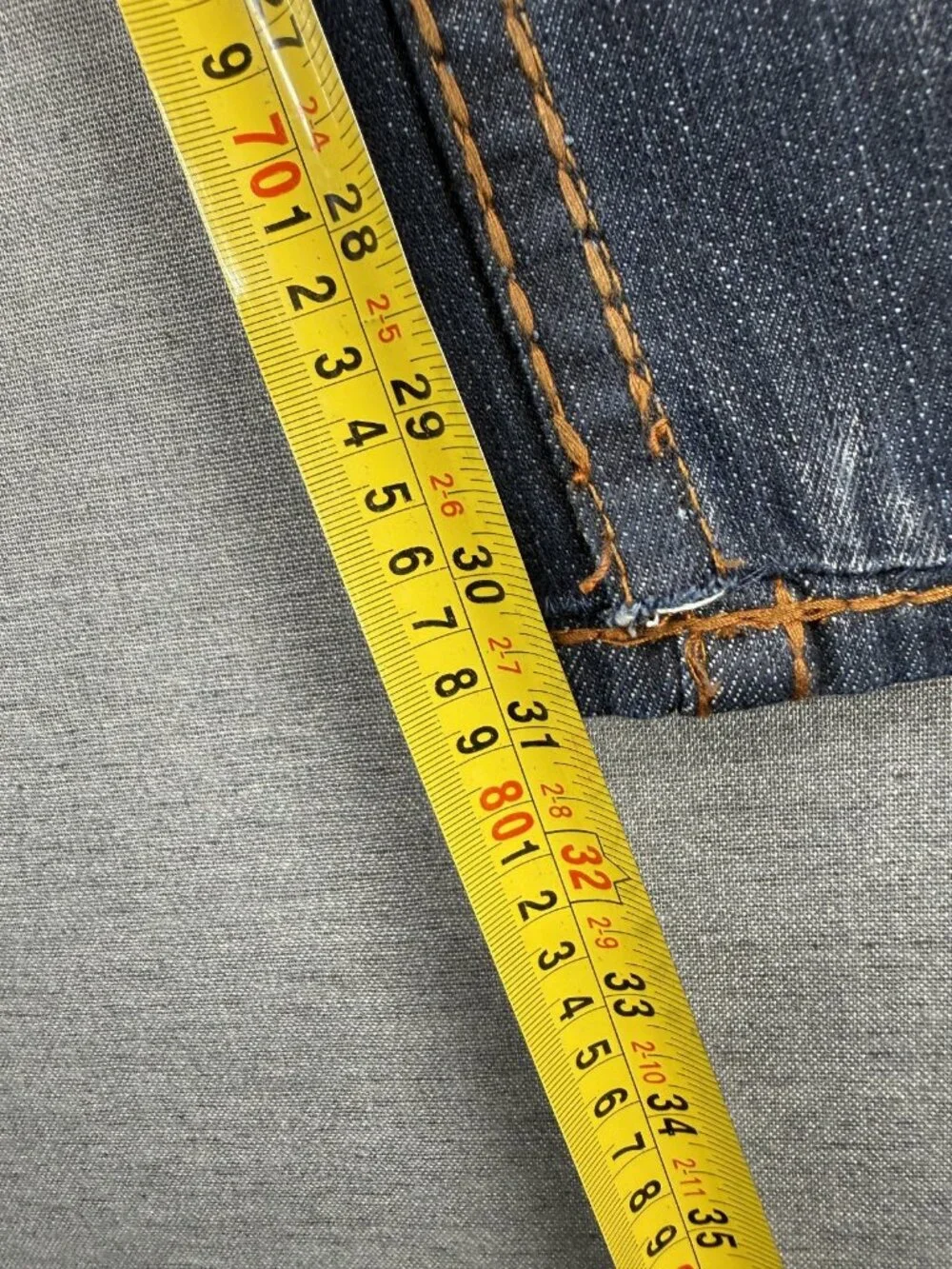 True Religion Joey Super T Jeans Mens 40x30 Blue Denim Straight Leg Pants USA